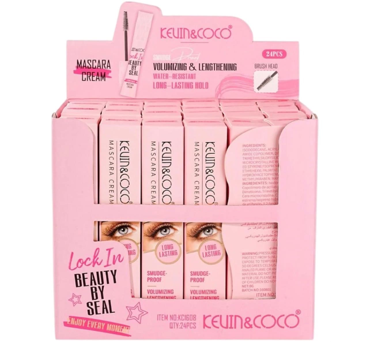 Kevin & Coco Volumizing Mascara Cream display box